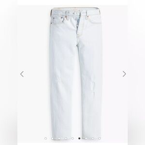 Levi's Light Blue Wedgie Straight Jeans